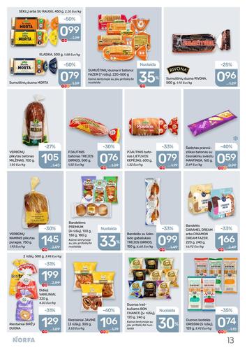 NORFA akcijų leidinys Nr. 1 nuo sausio 8 d.