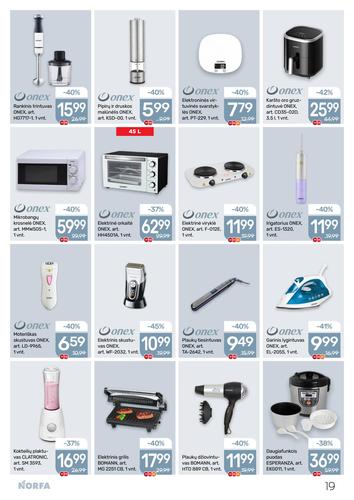 NORFA akcijų leidinys Nr. 1 nuo sausio 8 d.