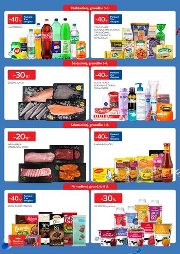 MAXIMA akcijų leidinys "Ypatingi atidarymo pasiūlymai atsinaujinusioje parduotuvėje Gedimino g. 53N, Kupiškyje" nuo gruodžio 2 d.