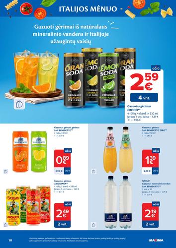 MAXIMA akcijų leidinys "ITALIJOS MĖNUO" nuo rugpjūčio 4 d.