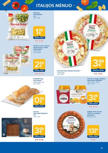 MAXIMA akcijų leidinys "ITALIJOS MĖNUO" nuo rugpjūčio 4 d.