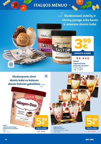 MAXIMA akcijų leidinys "ITALIJOS MĖNUO" nuo rugpjūčio 4 d.