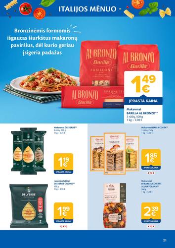MAXIMA akcijų leidinys "ITALIJOS MĖNUO" nuo rugpjūčio 4 d.