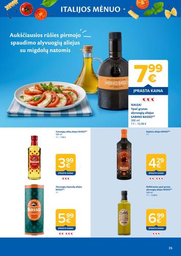 MAXIMA akcijų leidinys "ITALIJOS MĖNUO" nuo rugpjūčio 4 d.