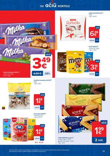 MAXIMA akcijų leidinys "AČIŪ akcijų  Nr. 15" nuo balandžio 7 d.