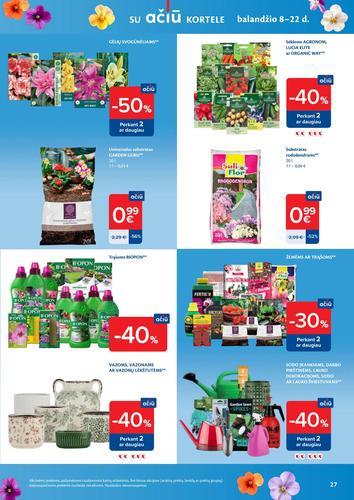 MAXIMA akcijų leidinys "AČIŪ akcijų  Nr. 15" nuo balandžio 7 d.