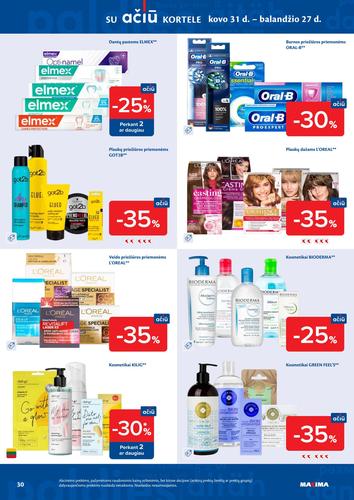 MAXIMA akcijų leidinys "AČIŪ akcijų  Nr. 15" nuo balandžio 7 d.