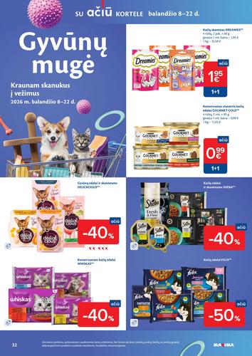 MAXIMA akcijų leidinys "AČIŪ akcijų  Nr. 15" nuo balandžio 7 d.