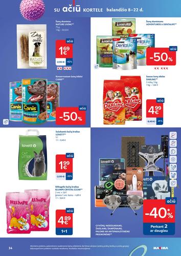 MAXIMA akcijų leidinys "AČIŪ akcijų  Nr. 15" nuo balandžio 7 d.