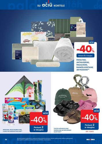 MAXIMA akcijų leidinys "AČIŪ akcijų  Nr. 15" nuo balandžio 7 d.