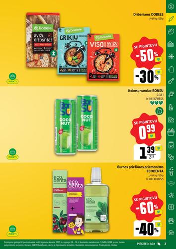 IKI akcijų leidinys "PIGINTUVO pasiūlymai Nr. 37" nuo rugsėjo 8 d.