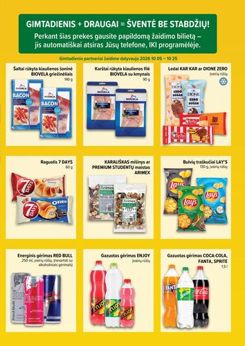 IKI akcijų leidinys Nr. 42 nuo spalio 12 d.