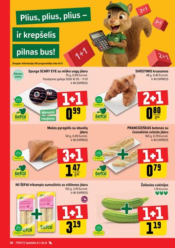 IKI akcijų leidinys Nr. 42 nuo spalio 12 d.