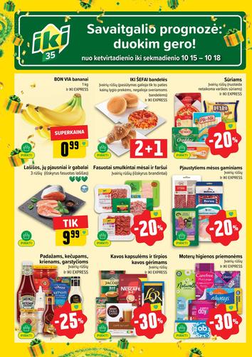 IKI akcijų leidinys Nr. 42 nuo spalio 12 d.