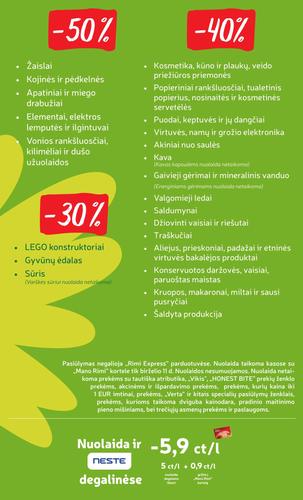 RIMI akcijų leidinys Nr. 24 nuo birželio 9 d.