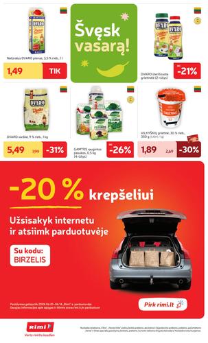 RIMI akcijų leidinys Nr. 24 nuo birželio 9 d.