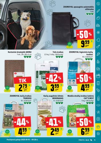 IKI akcijų leidinys "IKI Kaininis leidinys Nr. 38" nuo rugsėjo 15 d.