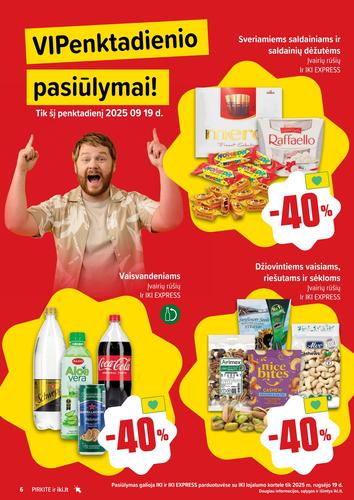 IKI akcijų leidinys "IKI Kaininis leidinys Nr. 38" nuo rugsėjo 15 d.