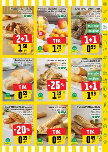 IKI akcijų leidinys "IKI Kaininis leidinys Nr. 38" nuo rugsėjo 15 d.