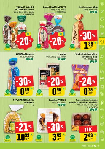 IKI akcijų leidinys "IKI Kaininis leidinys Nr. 38" nuo rugsėjo 15 d.