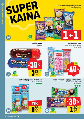 IKI akcijų leidinys "IKI Kaininis leidinys Nr. 38" nuo rugsėjo 15 d.