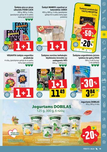 IKI akcijų leidinys "IKI Kaininis leidinys Nr. 38" nuo rugsėjo 15 d.