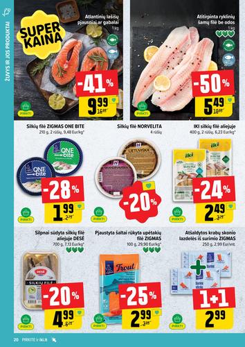 IKI akcijų leidinys "IKI Kaininis leidinys Nr. 38" nuo rugsėjo 15 d.