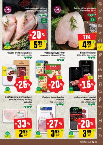 IKI akcijų leidinys "IKI Kaininis leidinys Nr. 38" nuo rugsėjo 15 d.