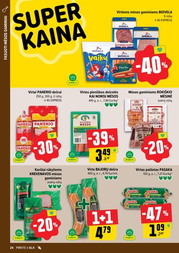 IKI akcijų leidinys "IKI Kaininis leidinys Nr. 38" nuo rugsėjo 15 d.