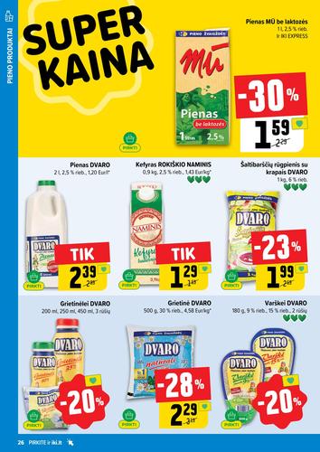 IKI akcijų leidinys "IKI Kaininis leidinys Nr. 38" nuo rugsėjo 15 d.