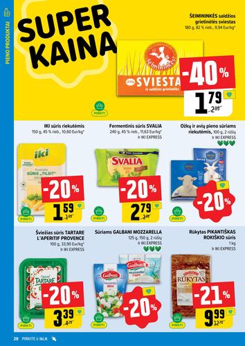 IKI akcijų leidinys "IKI Kaininis leidinys Nr. 38" nuo rugsėjo 15 d.