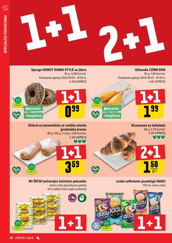 IKI akcijų leidinys "IKI Kaininis leidinys Nr. 38" nuo rugsėjo 15 d.