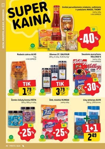 IKI akcijų leidinys "IKI Kaininis leidinys Nr. 38" nuo rugsėjo 15 d.