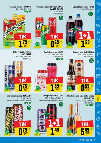 IKI akcijų leidinys "IKI Kaininis leidinys Nr. 38" nuo rugsėjo 15 d.