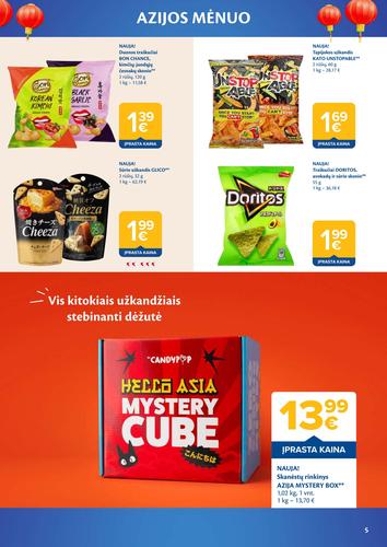 MAXIMA akcijų leidinys "AZIJOS MĖNUO" nuo spalio 6 d.