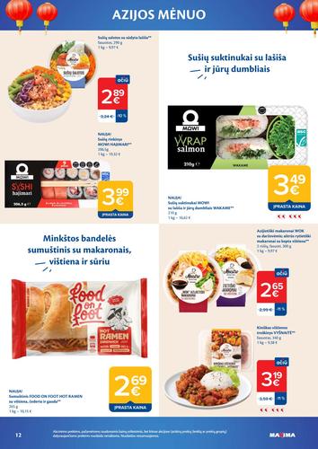 MAXIMA akcijų leidinys "AZIJOS MĖNUO" nuo spalio 6 d.