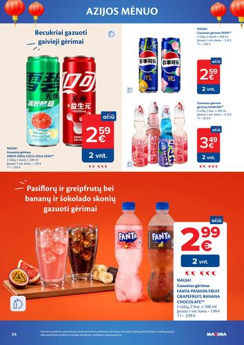 MAXIMA akcijų leidinys "AZIJOS MĖNUO" nuo spalio 6 d.