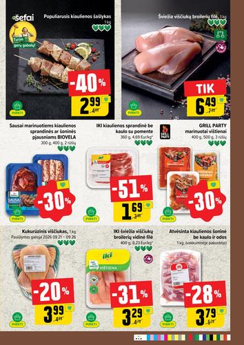 IKI akcijų leidinys Nr. 39 nuo rugsėjo 21 d.