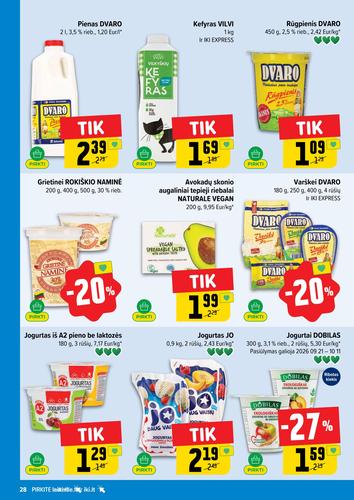 IKI akcijų leidinys Nr. 39 nuo rugsėjo 21 d.