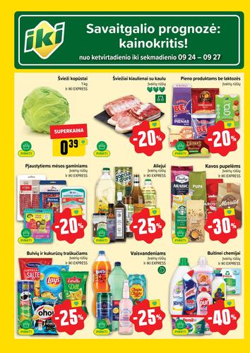 IKI akcijų leidinys Nr. 39 nuo rugsėjo 21 d.