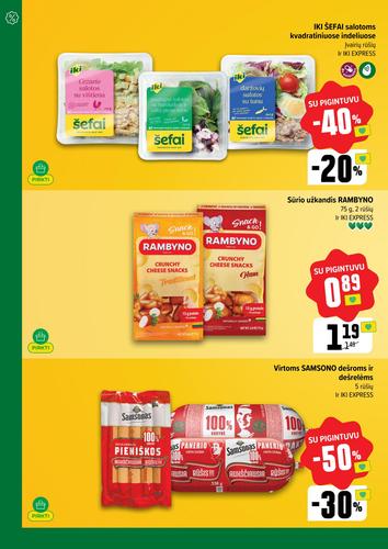 IKI akcijų leidinys "PIGINTUVO pasiūlymai Nr. 36" nuo rugsėjo 1 d.
