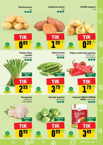 IKI akcijų leidinys "IKI Kainų leidinys Nr. 14" nuo kovo 30 d.