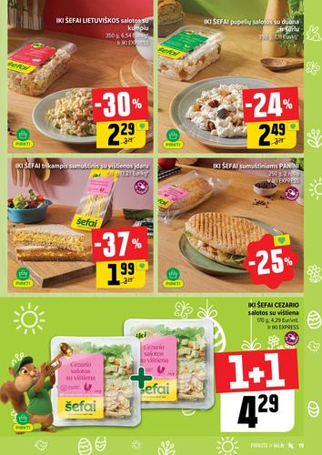 IKI akcijų leidinys "IKI Kainų leidinys Nr. 14" nuo kovo 30 d.