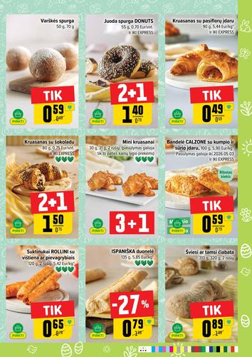 IKI akcijų leidinys "IKI Kainų leidinys Nr. 14" nuo kovo 30 d.