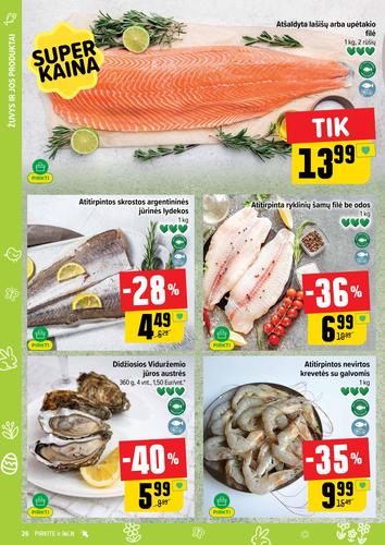 IKI akcijų leidinys "IKI Kainų leidinys Nr. 14" nuo kovo 30 d.