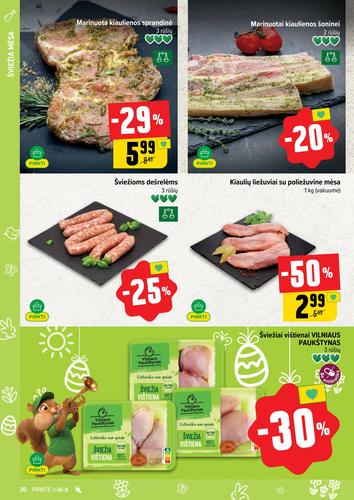 IKI akcijų leidinys "IKI Kainų leidinys Nr. 14" nuo kovo 30 d.