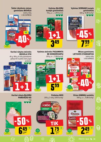 IKI akcijų leidinys "IKI Kainų leidinys Nr. 14" nuo kovo 30 d.