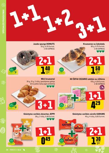 IKI akcijų leidinys "IKI Kainų leidinys Nr. 14" nuo kovo 30 d.