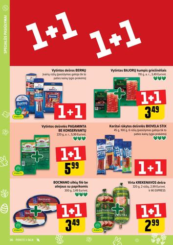 IKI akcijų leidinys "IKI Kainų leidinys Nr. 14" nuo kovo 30 d.