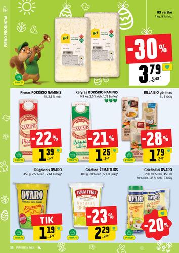 IKI akcijų leidinys "IKI Kainų leidinys Nr. 14" nuo kovo 30 d.